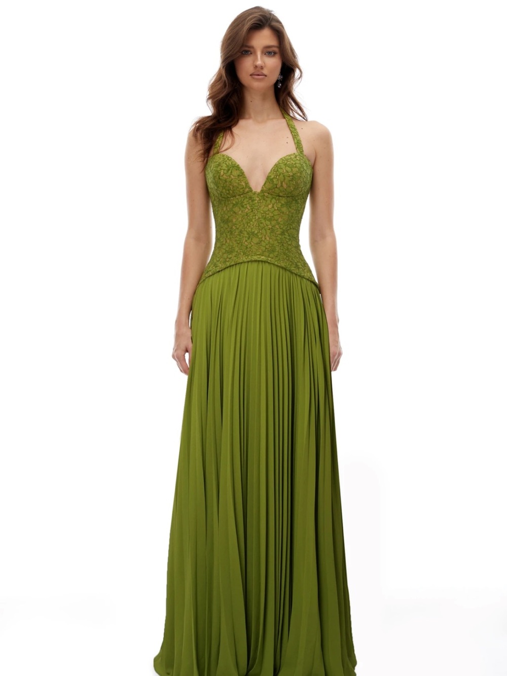 Miss Rosier - Ronja Emerald Corset Gown